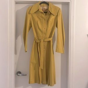 Vintage Italian Leather Trench